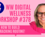 Weight Watchers Chat #378: “How to Build A Tracking Routine”